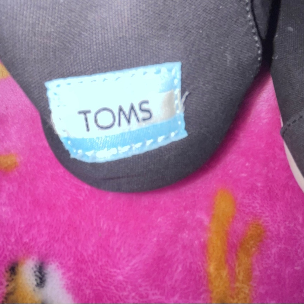 TOMS Women's Classic Black Loafers 7.5 - Picture 3 of 5